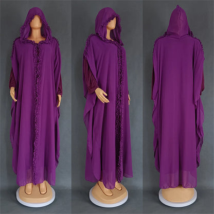 Khimar-klänning Abya – hel täckande