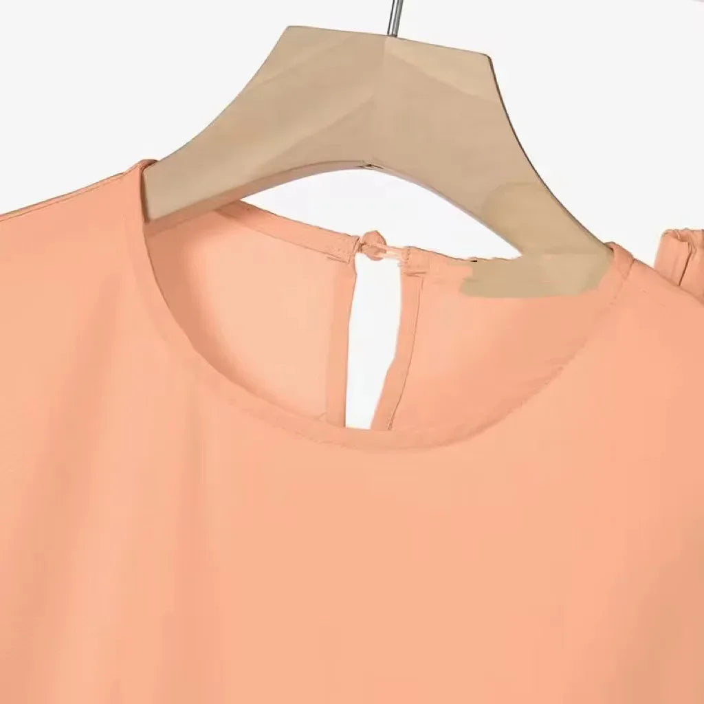 Kläder för Kvinnor – 2-delars Set med Blus & Byxor bäst för Eid, Ramadan .....