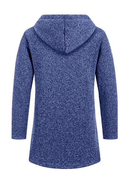 New Streetwear Men's Long Sleeve Sweatshirts for Men Zipper Hooded Oversize Winter Warm Jacket Coat Outdoor Tracksuit Men