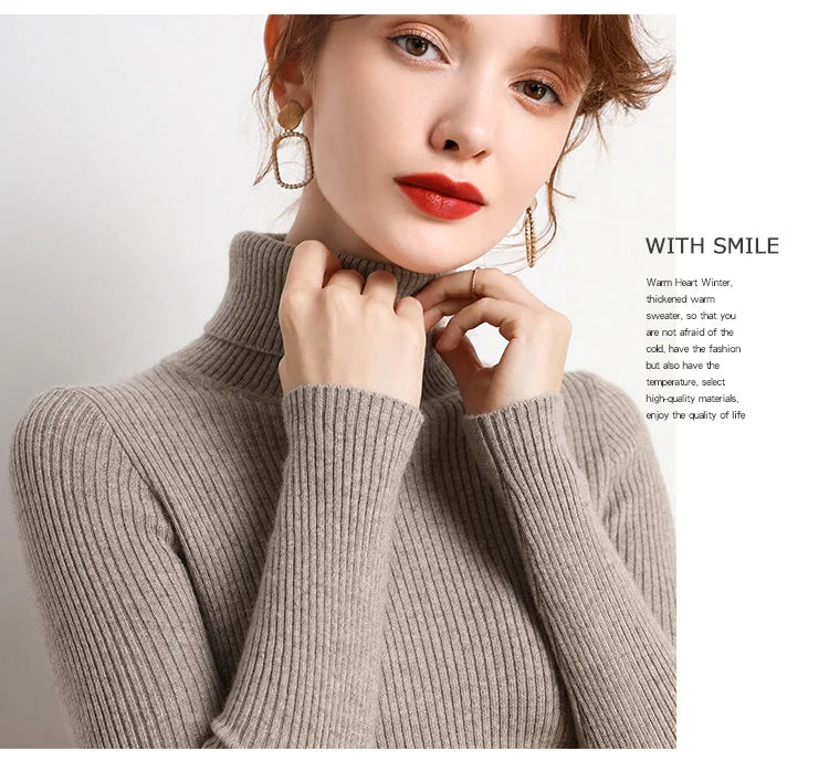 Heliar damtröja – Polokrage i mjuk stickad kashmir 2024