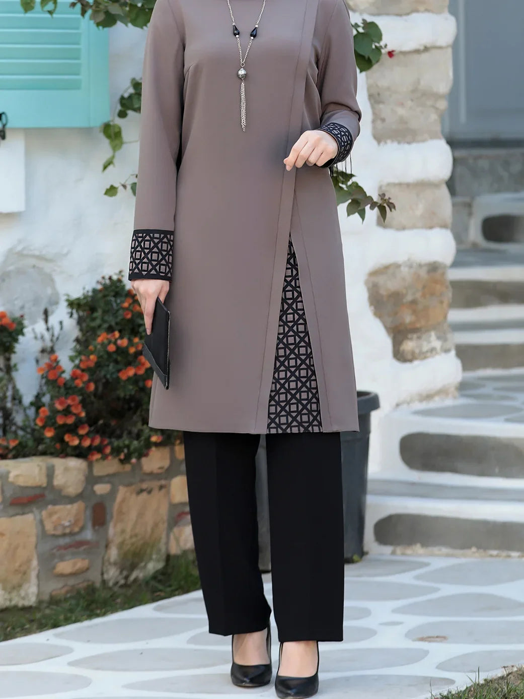 Tunic abaya - kombinerad med hijab
