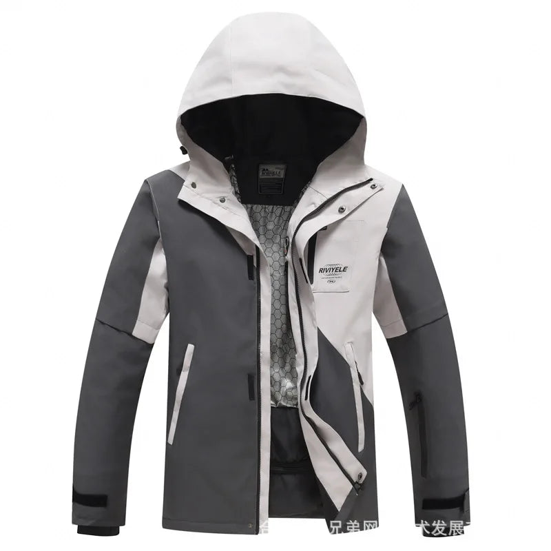 Waterproof Ski Suit Sets for Men and Women, Pullover, Snow Costume, Jacket and Pant, Outdoor Clothing, Snowboarding, Winter