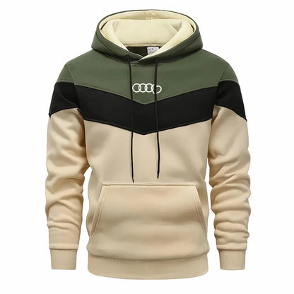 Herr tracksuit – Tricolor hoodie & byxor