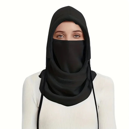 Unisex Balaklava Vinter – Stickad Huva & Vindskyddande Mask