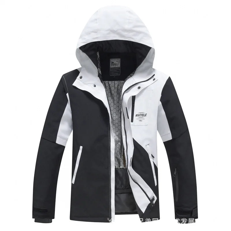 Waterproof Ski Suit Sets for Men and Women, Pullover, Snow Costume, Jacket and Pant, Outdoor Clothing, Snowboarding, Winter