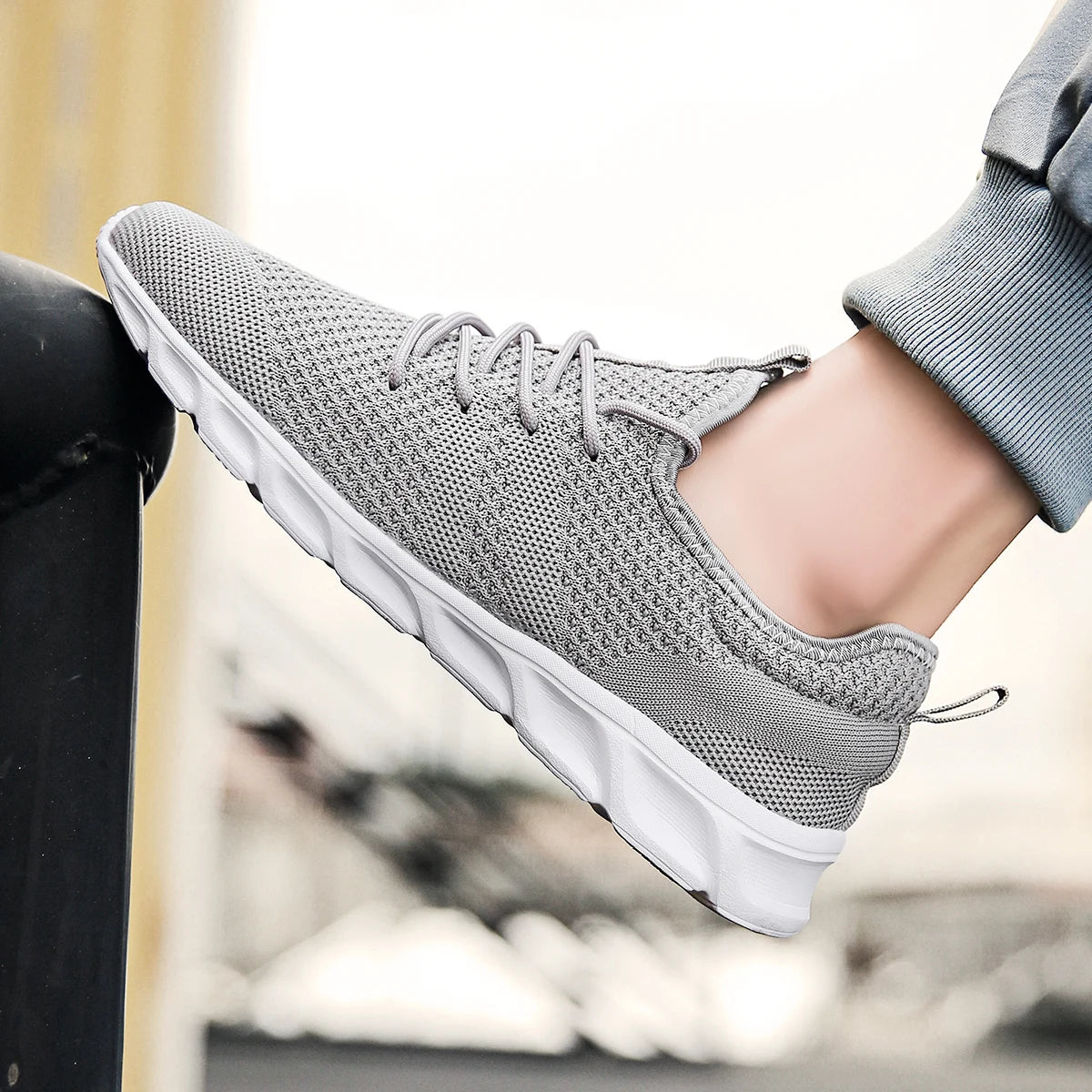 Lätta Herr Sneakers – Andningsbara Löparskor & Jogging