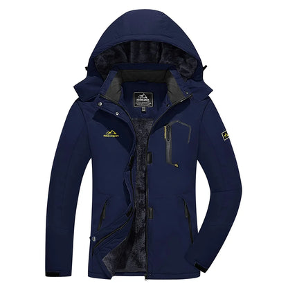 KEFITEVD™ Dam Termisk, Vattentät & Vindtät - Vinterjacka med Fleece för Outdoor, Äventyr & Vardag
