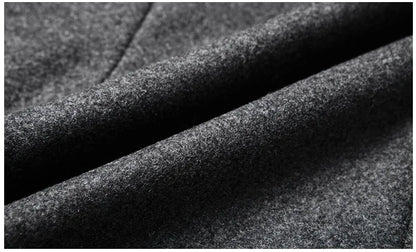Herrrock i Ull & Cashmere – Elegant Vinterkappa för Affär & Vardag (upp till 3XL)