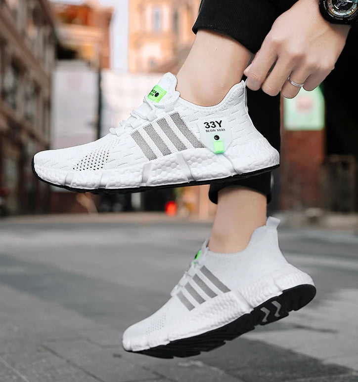 Herr sneakers – Andningsbara sportskor för promenad & träning