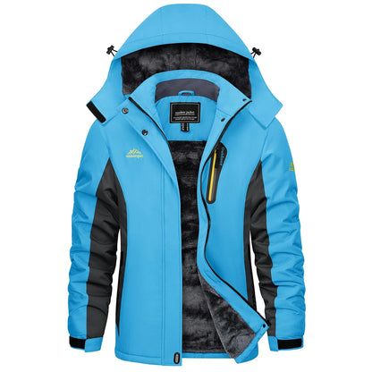 MAGCOMSEN Women's Winter Ski Jacket | Hiking & Trekking Fleece Snow Coat | Windproof Outdoor Outwear Parka | Snowboard Anorak