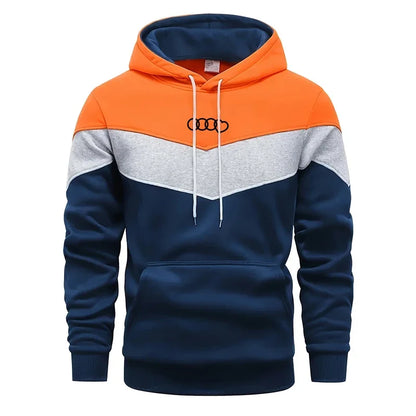 Herr tracksuit – Tricolor hoodie & byxor