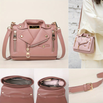 Dam satchel-väska – Kedjestrap, crossbody & clutch