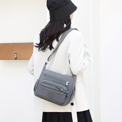 Dam crossbody-väska – Svart nylon med justerbar rem