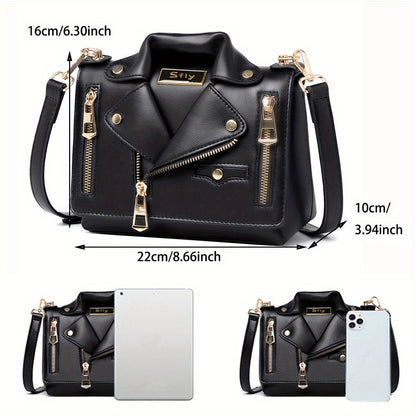 Dam satchel-väska – Kedjestrap, crossbody & clutch