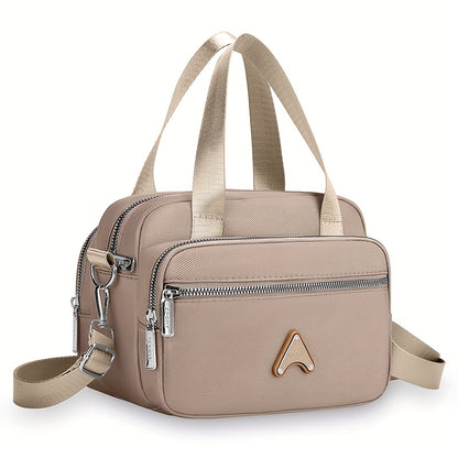 Dam handväska – Nylon med justerbar rem & flera fack
