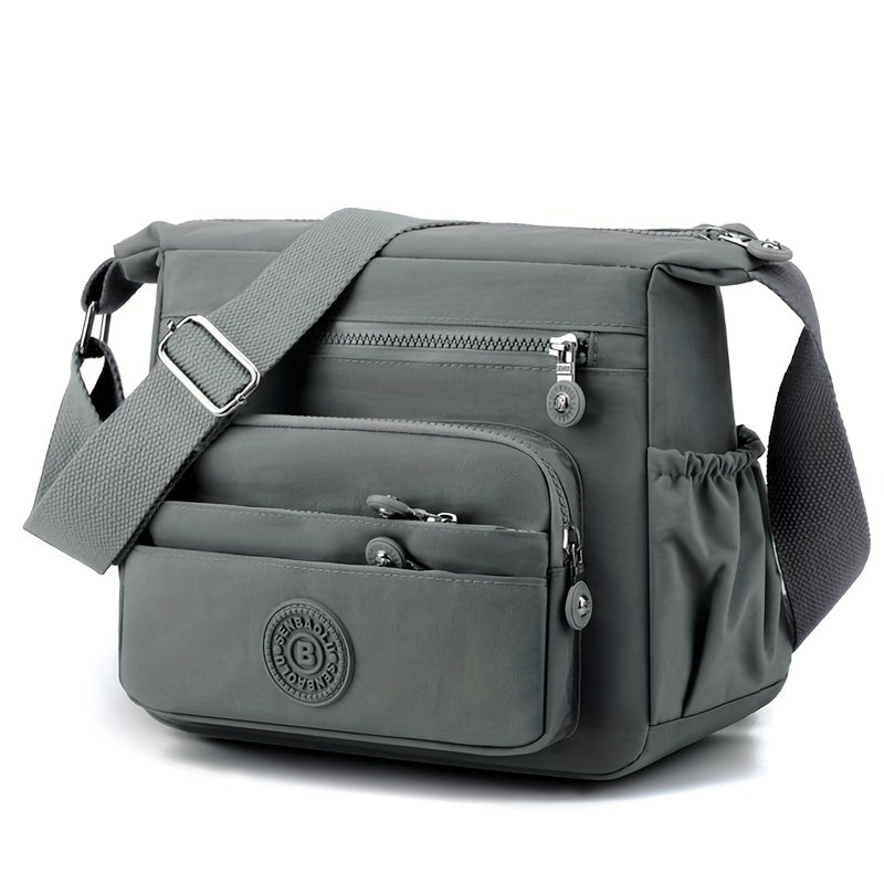 Dam crossbody-väska – Svart nylon med justerbar rem