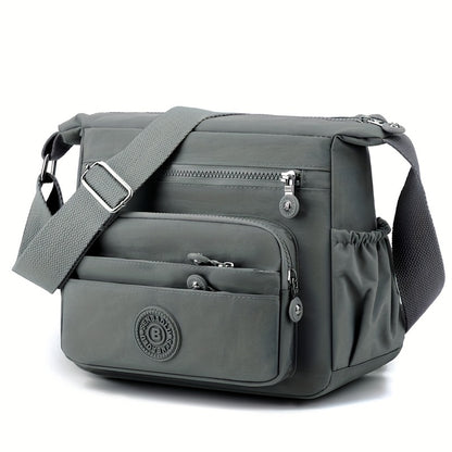 Dam crossbody-väska – Svart nylon med justerbar rem