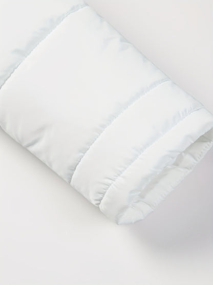 Damjacka med huva – midilång, dragkedja och justerbart bälte